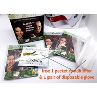 10 packet Daisy 20 Mins Natural Dark Brown Special For Hair Darkening Shampoo