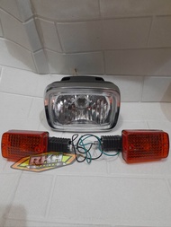 reflektor win set lampu sen / lampu depan honda win reflektor honda win set lampu sein