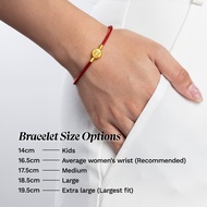 SK Jewellery Classic Gold Fortune Clip Charm Bracelet