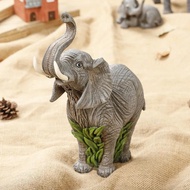 Creative Antique Size Super Cute Elephant Home Decoration Elephant Animal Resin Crafts Home Decorati