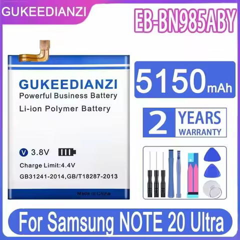 High Capacity Replacement Mobile Phone Battery 5150mAh For Samsung NOTE 20 Ultra NOTE 20Ultra NOTE20