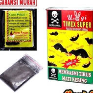 Racun Tikus Cap Timex Super Tikus Mati Kering
