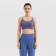 DECATHLON - 女士透氣輕度支撐美背運動內衣－紫色