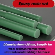 G10 fiberglass insulation rod FR4 epoxy resin rod water green 3240 epoxy fiberglass rod