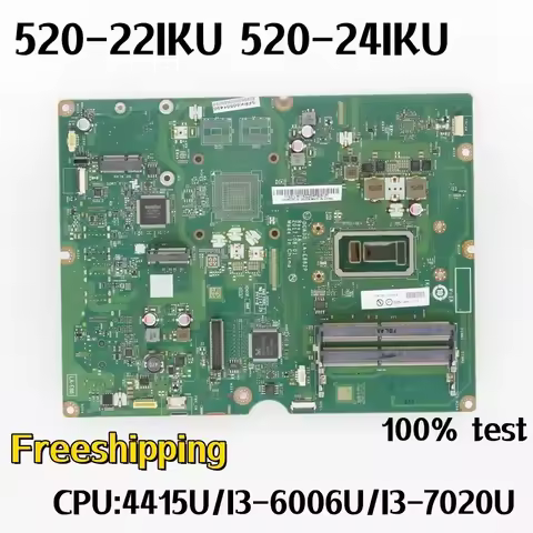 DCA30 LA-E882P For Lenovo IdeaCentre 520-22IKU 520-24IKU AIO Motherboard CPU:4415U/I3-6006U/I3-7020U