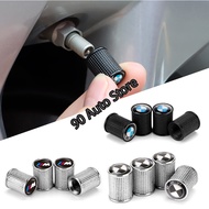4PCS For BMW M Power M3 M5 Hartage Alpina Alloy Car Emblem Badge Tire Stem Valve Caps Covers Wheel D