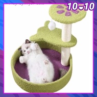 3 level Sisal Cat Tree Scratcher Pets Kitten Scratching Post Board Cat Toys