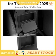 [CloudsMiles] Armrest Hidden Storage Box for  L200 Triton 2024 2025 Car Accessories