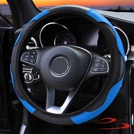 Leather Car Steering Wheel Cover for Mercedes Benz W203 W204 W211 W212 W210 Vito W639 W164 W124 Auto Accessories Interior
