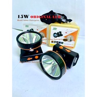 LAMPU SULUH TERANG 15W ORIGINALFishing/Hunting/Camping Rechargeable Headlamp Lampu Kepala Terang