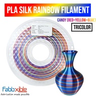 Fabbxible 1.75mm PLA Silk Rainbow Candy Color Filament 1kg/ 1000g