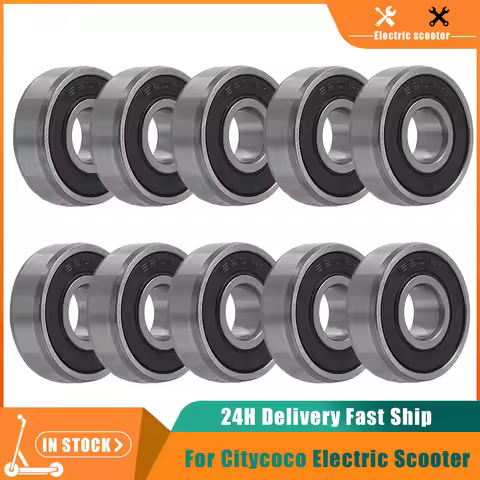 1/5/10PC Bearing 6201RS Front Wheel Bearing For Citycoco Electric Scooter Electric Vehicle Bearing M