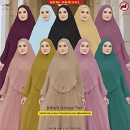 JUBAH ABAYA NUR BY MEWAH EXCLUSIVE | BAJU UMRAH MUSLIMAH IRONLESS