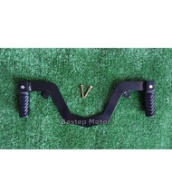 PIJAKAN KAKI MODEL PLAT BASTEP FOOTSTEP DEPAN MIO M3 FULLSET TINGGAL PASANG