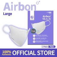 Large Airbon Nano Fiber Mask Black White