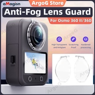 aMagisn Anti-Fog Lens Guards for DJI Osmo 360 II / Osmo 360 Snap-On Detachable Lens Protector Osmo 3