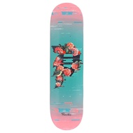 [CLEARANCE] Primitive Dirty P Glitch Teal 8.0" x 31.913" Skateboard Deck (7021222)