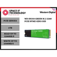 Western Digital WD Green SN350 500GB / 1TB M.2 Nvme 2280 Pcie SSD