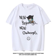 GD GD GD Dragon POWER New Single Letter Printed T-Shirt Short-Sleeved Men Women Couples Casual Fans 
