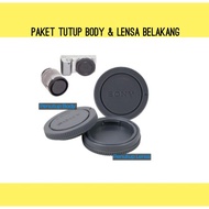 1 Set Body & Lens Cap sony A7R A7S A7C A7II A7III A7RII A7SIII A7RIII - Rear Cap
