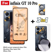 infinix GT 10 Pro Ceramic Tempered Glass for infinix Note 30 30 VIP 30 PRO Tempered Glass Camera Lens Protector 3in1