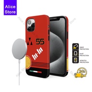 F1 55 Sainz Magnetic Phone Case for iPhone 17 Pro Max / iPhone 16 Pro Max / 15 Pro Max Protective Ca