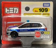 「芃芃玩具」日版TOMICA 多美小汽車NO.109 福斯 VW POLO 警車 貨號82500
