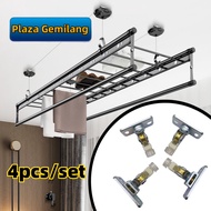 4Pcs/Set Mini Hoist Pulley Bird Hoist Wheel for Bird Cage Hoist or Pulley Clothesline