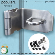 POPULAR 90 Degree Lock Catch, Burglar-proof Household Padlock Clasp,  90 Degrees Hardware Stainless 