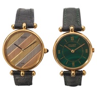 Piaget, Van Cleef &amp; Arpels, Gérald Genta A set of two yellow gold manual winding wristwatches, circa 1980