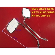 SIDE MIRROR SET Fit For HONDA SL70 XL70 XL75 XR75 XL80 XR80 XR100 XR185 // Left And Right