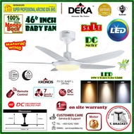 Deka Ceiling Fan with Remote Controller F5DC PRO / F3DC / Elmark Ceiling Fan / Recavo DC Fan (LED)