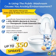 JoyPoo Household Spray (Oceanic Romance) 60mL, Removes 99.99% Germs on toilet seat cover. Sanitizing