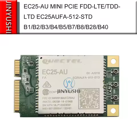 EC25-AU EC25AUFA-MINI PCIE FDD-LTE/TDD-LTD EC25AUFA B1/B2/B3/B4/B5/B7/B8/B28/B40 CAT4 support GPS GL