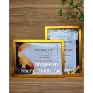A4 certificate frame(21x30)A5 photo frame, cheap photo frame