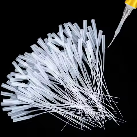 100PCS Universal 502 Instant Super Glue Dropping Tube Glue Dispensing Tube Adhesive Tool Micro-Tips 