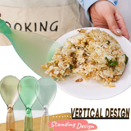 Vertical Rice Spoon Household Electric Rice Cooker Rice Spoon Non-Stick Rice Shovel Transparent Thickened Spoon