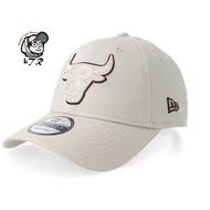 New Era Chicago Bulls Team Outline 9FORTY Stone Adjustable