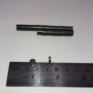 200pc Black Magnet 6.5mm x 2mm