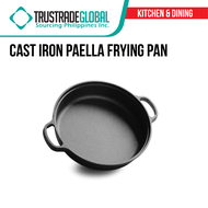 25CM 28CM 30CM 35CM Cast Iron Paella Pan Frying Pan Kitchen Cooking Pan