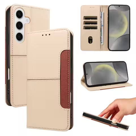 Magnetic Flip Cover Protective Case for Samsung A57/A56/A55/A17/A16/A15 Anti-Rfid Interference Phone