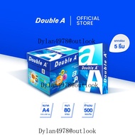 Double A กระดาษถ่ายเอกสาร A4 80gsm 500 แผ่น จำหน่าย 5 รีม