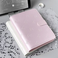 Cute Butterfly Knot PU Card Album A5 Four Grids High Aesthetic Creative Fan Chasing Instant Photo St