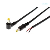 BTM DC 5.5MM x 2.5MM Male Plug to Bare Wire Open End Power Wire Supply Repair Cable 18 AWG 5525 Conn