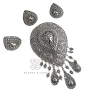 Jewellery Set Bros Perak Bakar Silver 925 Bali Handmade