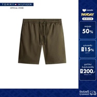 Tommy Hilfiger กางเกงขาสั้น ผู้ชาย รุ่น MW0MW40755 RBN - สีเขียว ทรง Regular Fit