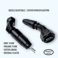 Nozzle Adjustable | Spuyer Sprayer Elektrik | 14 mm