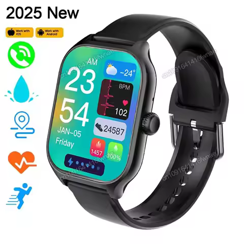 New Smartwatch Global Version GPS Tracker Bluetooth Call Heart Rate Monitor IP68 Waterproof Sports F