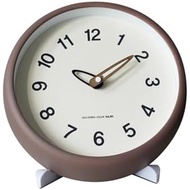Ergocar Wall Clock Desktop Wall Clock Slient Modern Style Round Clock 10 Inches (About 25.5 Cm) Larg