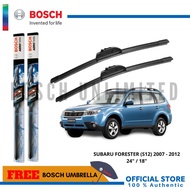 Bosch AEROTWIN Wiper Blade Set for Subaru Forester (S12) 2007- 2012 (24 /18)